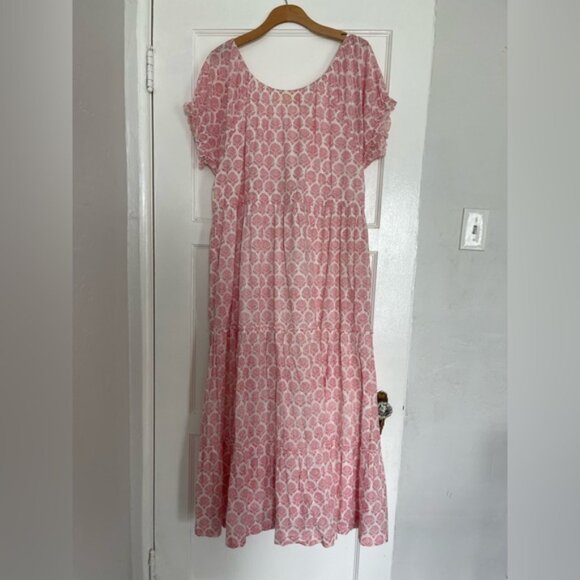 Roberta Roller Rabbit rosemary Abha dress coral size Xl - Picture 6 of 10